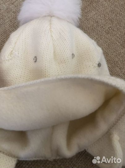 Шапка зимняя для девочки ог 52