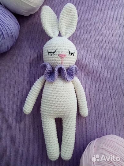 Мягкая игрушка заяц ручная работа