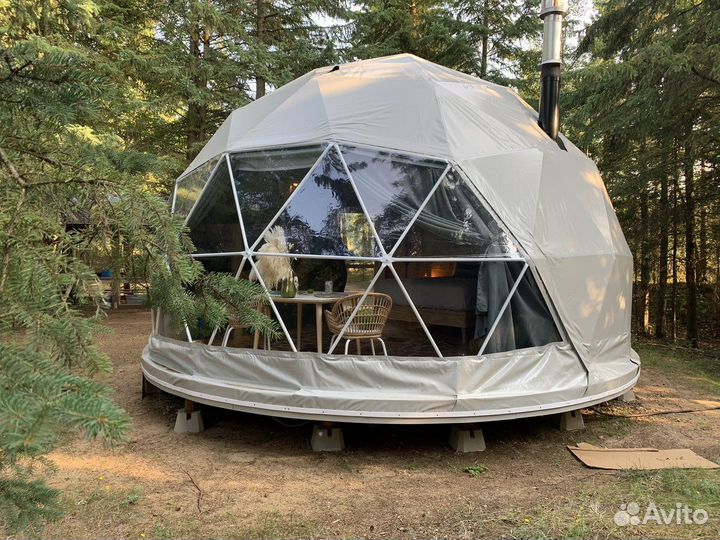 Шатер, геокупол, сфера для глэмпинга