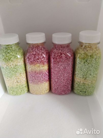 Мерцающая соль для ванны