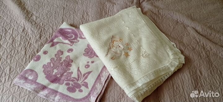 Детское одеяло 2 шт