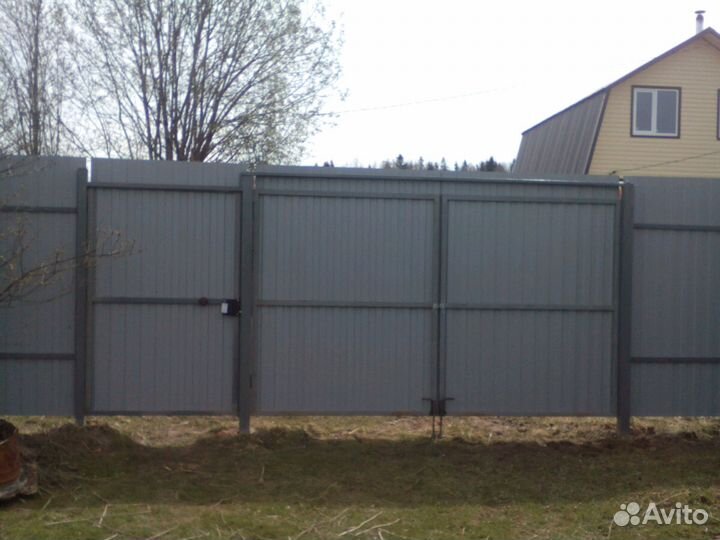 Заборы из профнастила