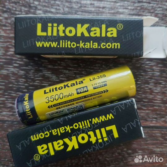 Аккумулятор 18650 liitokala