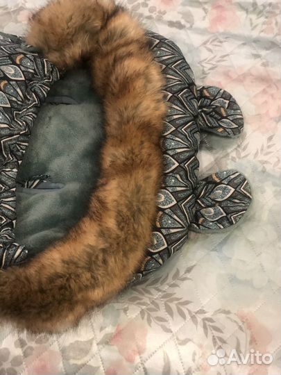 Зимний конверт в коляску до 3 лет