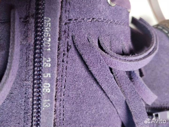 Сапоги детские замшевые зимние для девочки