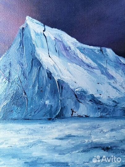Картина маслом Айсберг Гренландия