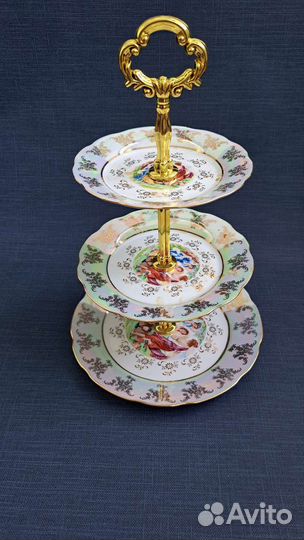 Фруктовница. Фарфор moritz zdekauer Чехия