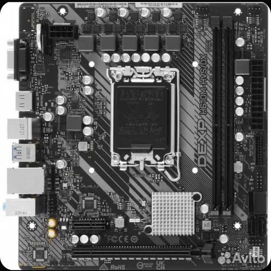 Материнчккя плата Asrock h610m-hdv/m2