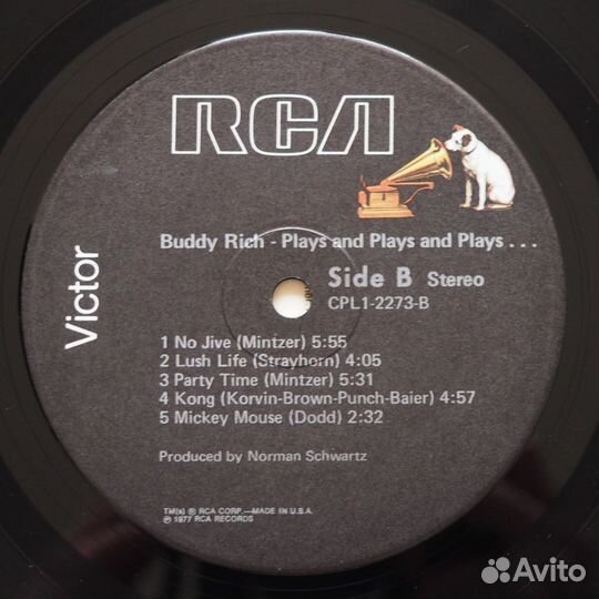 Джаз пластинка Buddy Rich - Plays And Plays And Pl