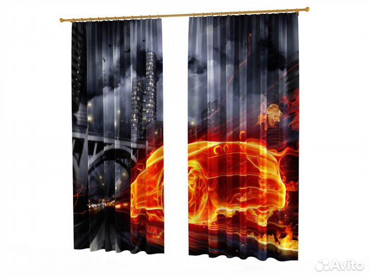 Фотошторы Призрак ночного города