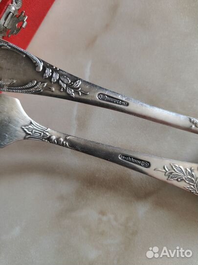 Столовый набор из мельхиора