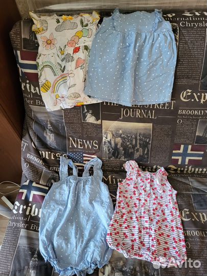 Вещи на девочку 56-74
