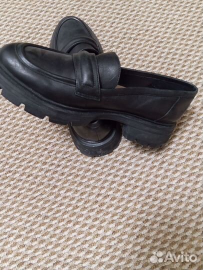 Лоферы женские 40 41 натуральная кожа
