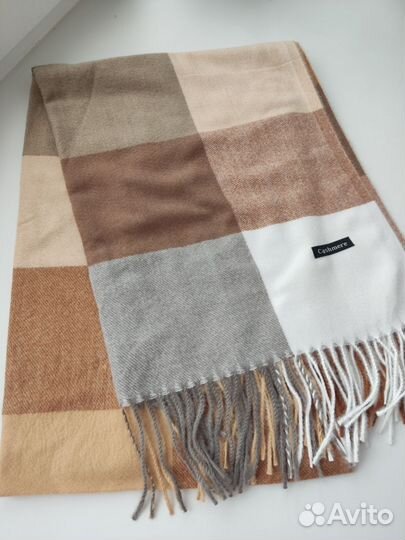 Шарф женский палантин зимний теплый новый