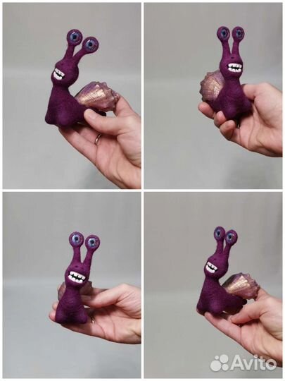 Улитка интерьерная игрушка подарок сувенир