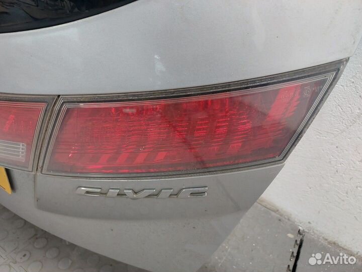 Подсветка номера Honda Civic, 2007