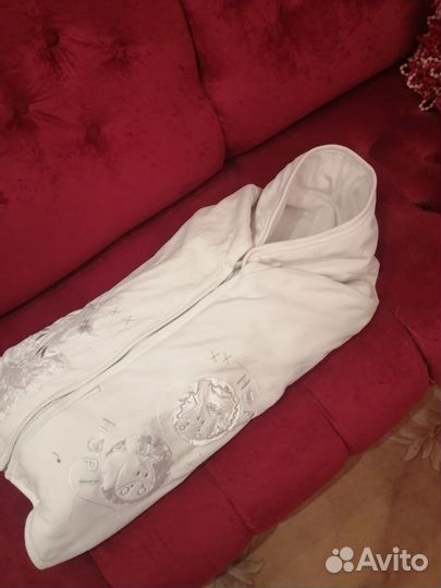 Конверт-одеяло-плед 3в1 для грудничков из флиса