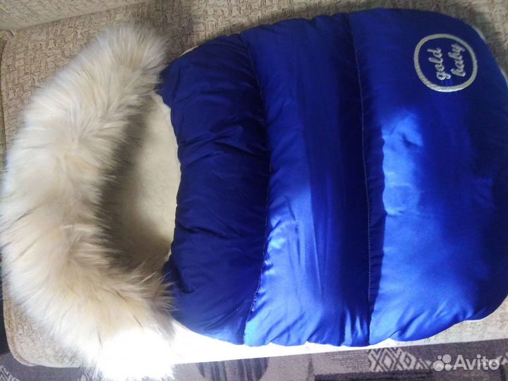 Детский конверт для выписки, зимний