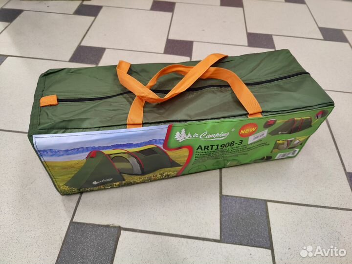 Палатка MirCamping 1908-3 (3-х местная с тамбуром)