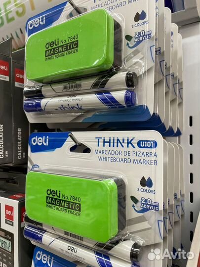 Набор маркеров для досок Deli CU101