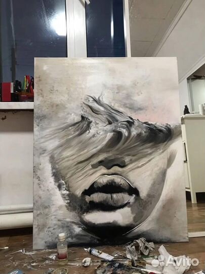 Картина маслом на холсте большая