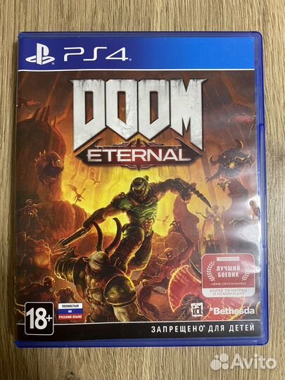 Игра для PS4 doom eternal