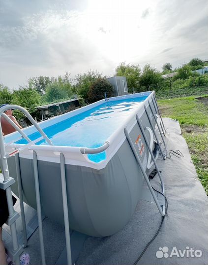 Каркасный бассейн 412х201х122 комплект