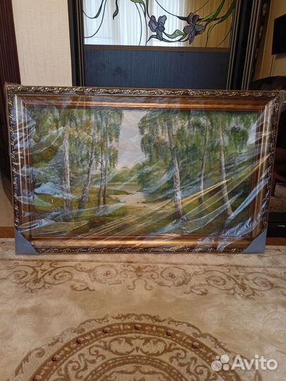 Картина маслом на холсте пейзаж большая