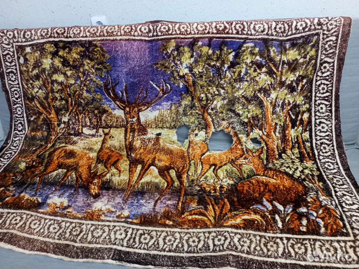 Покрывало плюшевое СССР