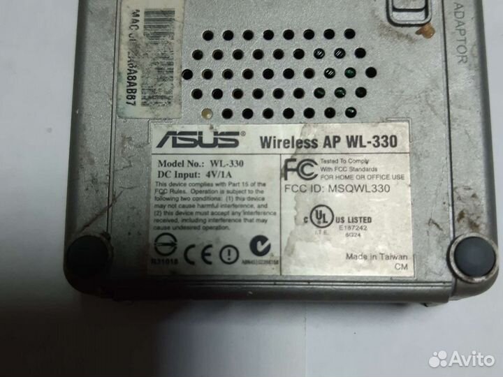 Роутер WiFi Asus Wireless AP WL-330