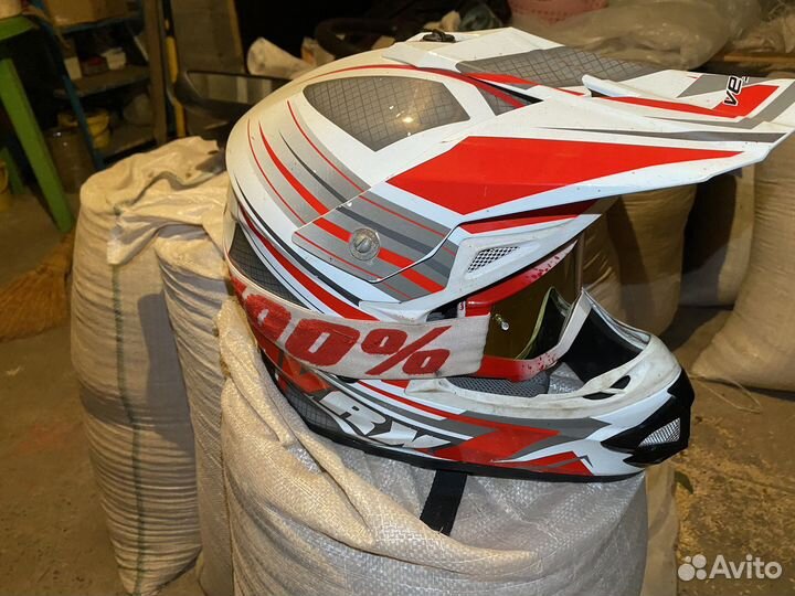 Шлем кроссовый бу