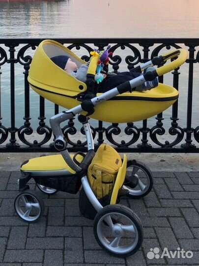 Коляска mima xari yellow
