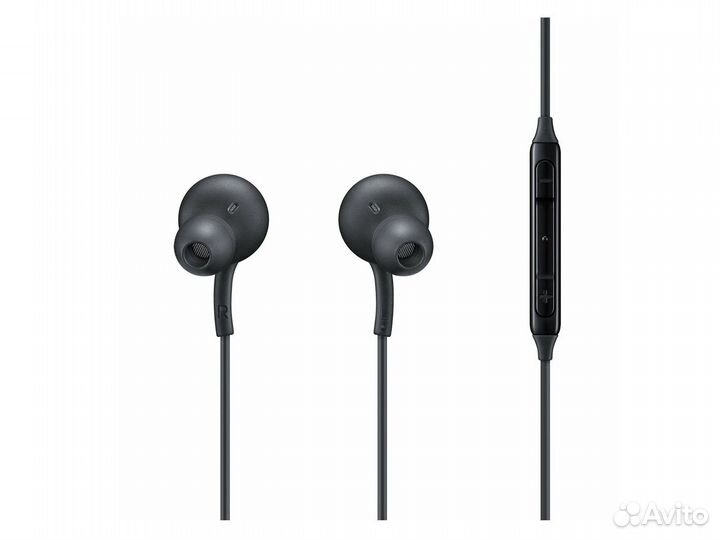 Наушники проводные Samsung AKG, чёрные