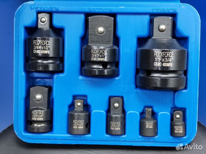 RF-4089MPB Набор адаптеров ударных 8шт. 0408