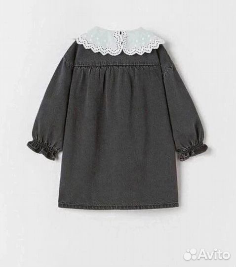 Джинсовое платье zara 92