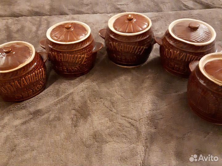 Горшок для запекания 5шт