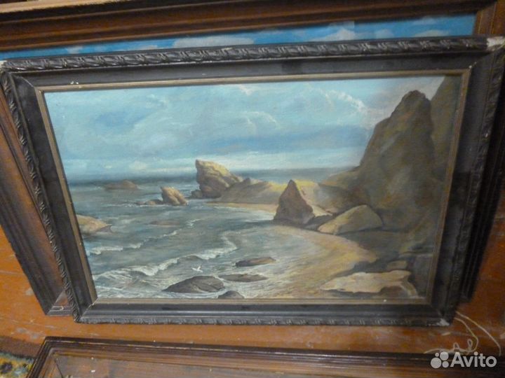 Картина маслом на холсте Горный Балыклей