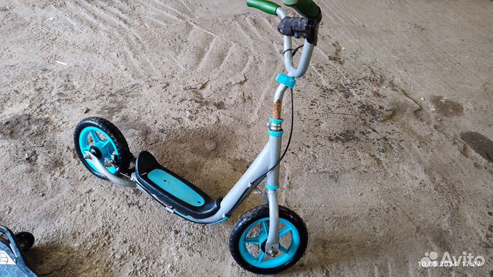 Самокат + скейт