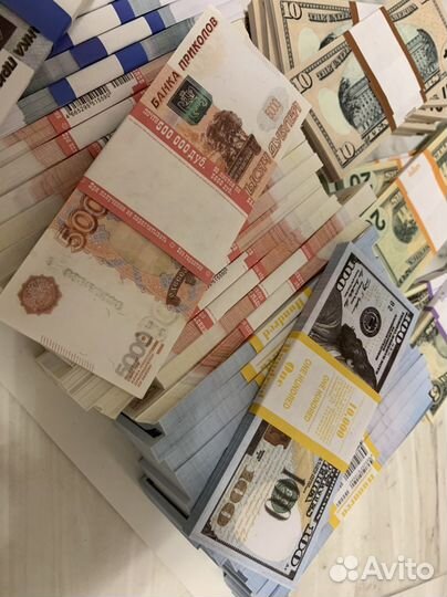 Билеты банка приколов Сувенирные деньги