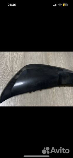 Юбка заднего бампера hyundai Santa Fe 3 2015-18