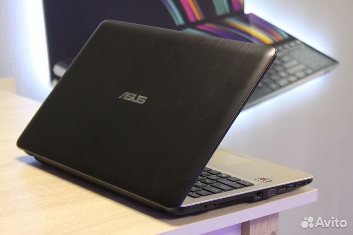 4-х ядерный Ноутбук Asus для работы, офиса, учёбы