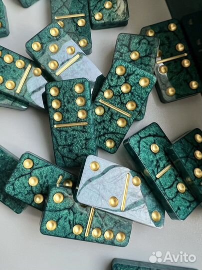 Домино ручной работы из эпоксидной смолы