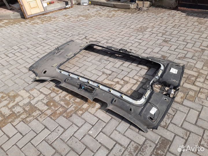 Обшивка потолка порш каен