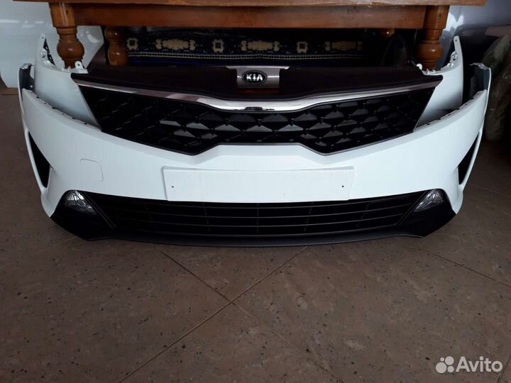 Бампер киа рио 4 рестайлинг 2020-2021 год оригинал