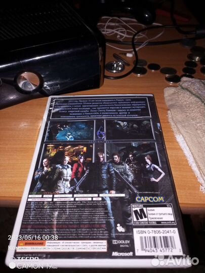 Диск Xbox 360. Resident Evil 6. Прошивка 2.0