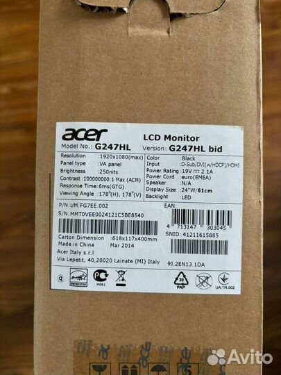 Монитор Acer 24