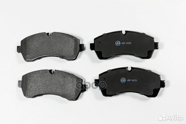 Колодки тормозные дисковые, передние JBP0625 Just