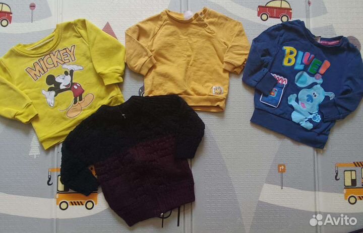 Вещи пакетом на мальчика 6-9 месяцев