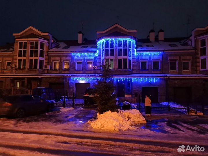 Украшение домов к новому году