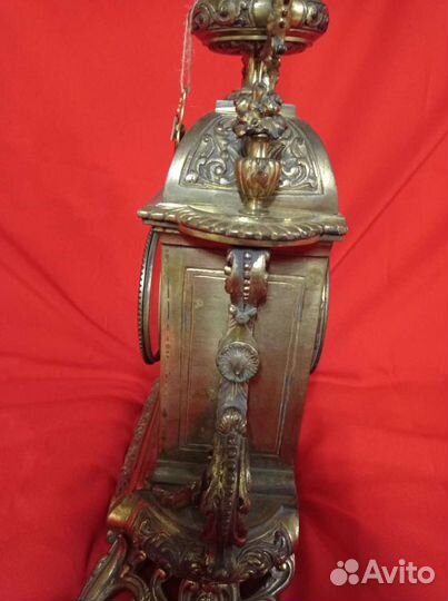 Часы старинные каминные Франция